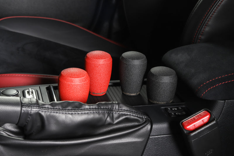 GrimmSpeed Shift Knob Stainless Steel - Subaru 5 Speed and 6 Speed Manual Transmission - Red - 380000