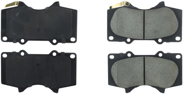 StopTech Performance 03-09 Lexus GX 470 Front Brake Pads - 309.09760 for 2005-2023 Toyota Tacoma - front view