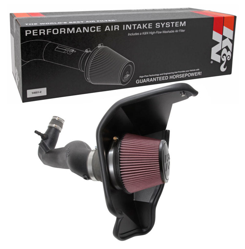 K&N 2018 Ford Mustang L4-2.3L F/I Aircharger Performance Intake - 63-2606