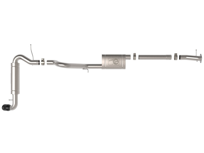 aFe Apollo GT 3in 409 SS Cat-Back Exhaust 2021 Ford Bronco L4-2.3L (t)/V6-2.7L (tt) w/ Black Tip - 49-43136-B