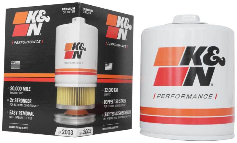 K&amp;N Oil Filter OIL FILTER; AUTOMOTIVE - HP-2003