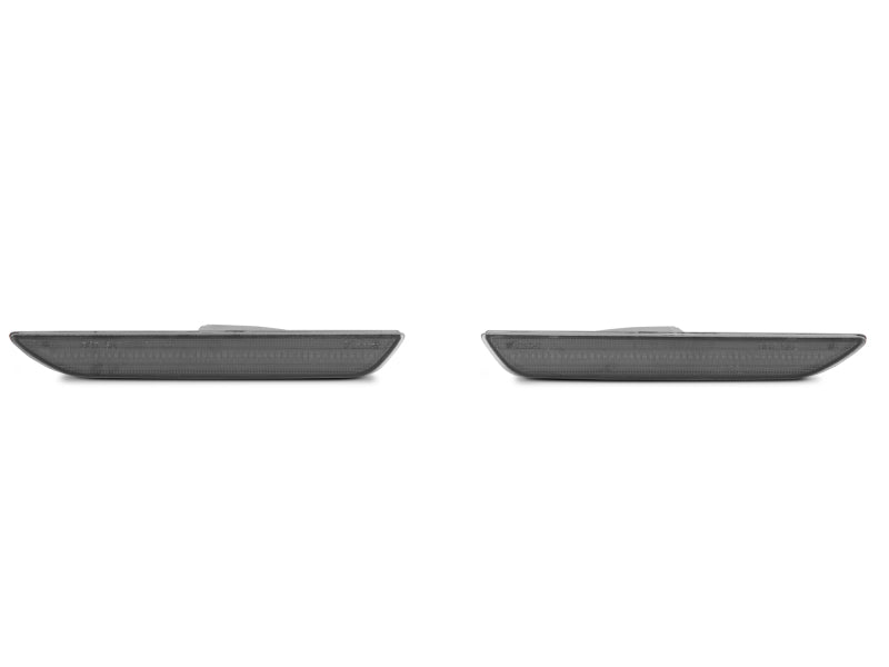 Raxiom 15-22 Ford Mustang Axial Series LED Side Marker Lights Rear (Smoked) - 404231