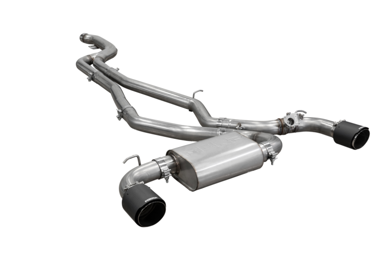 MBRP 2020+ Toyota Supra 3.0L 3in Catback Dual Rear Carbon Fiber Tips - T304 - S43003CF