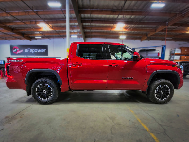 aFe CONTROL 1.875 IN Leveling Kit 22-23 Toyota Tundra - Red - 416-72T005-R