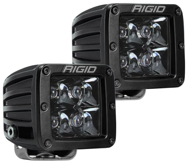 Rigid Industries D-Series Midnight Edition - Spot - Set of 2 - 202213BLK