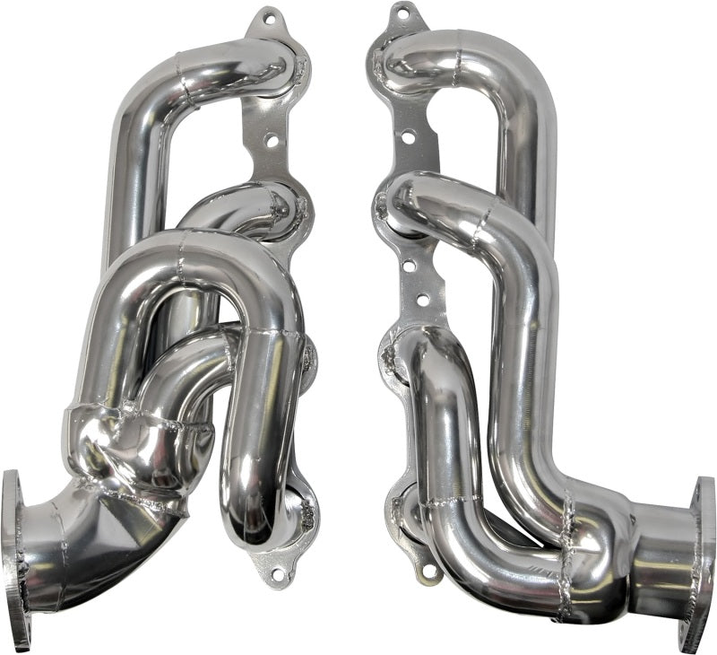 BBK 10-15 Camaro LS3 L99 Shorty Tuned Length Exhaust Headers - 1-3/4 Silver Ceramic - 40200