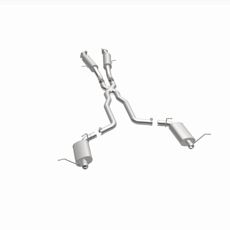 MagnaFlow 12 Jeep Grand Cherokee V8 6.4L Dual Split Rear Exit Stainless Cat Back Performance Exhaust - 15064