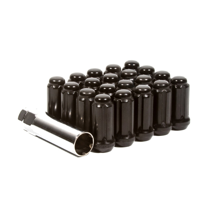 Method Lug Nut Kit - Spline - 14x1.5 - 6 Lug Kit - Black - LK-W5614STB