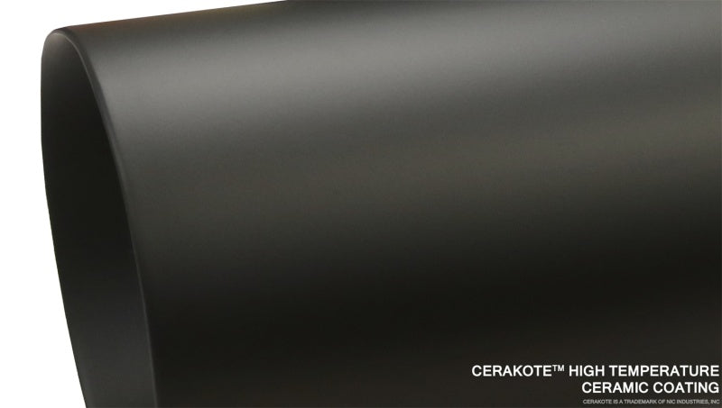 Corsa 2019 Ram 1500 5.7L Crew Cab w/ 57in or 76in Bed Cat-Back Dual Rr Exit 5in Blk Cerakote Tips - 21035BPC