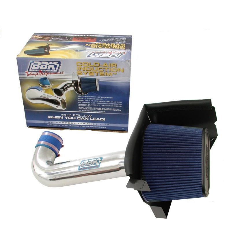 BBK 05-20 Dodge Challenger/Charger 5.7/6.1L Cold Air Intake Kit - Chrome Finish - 1738