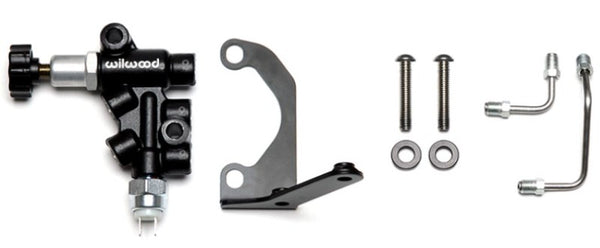 Wilwood Tandem Master Cylinder Mounting Bracket R/H Kit w/ Prop Valve - 260-15048 by Wilwood
