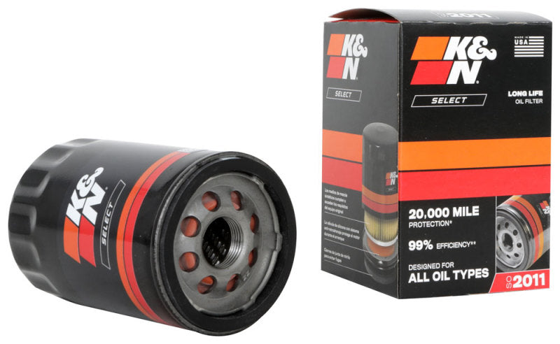 K&amp;N 2011+ Buick Enclave 3.6L V6 / 2014+ Chevrolet Silverado 1500 5.3L V8 Spin-On Oil Filter - SO-2011
