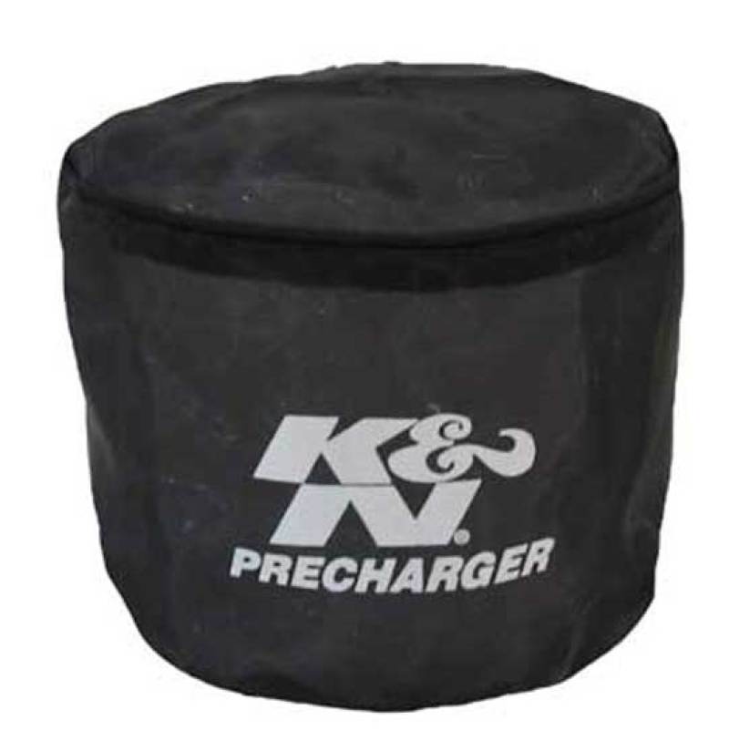 K&amp;N Universal Precharger Round Straight Air Filter Wrap Black - 22-8016PK