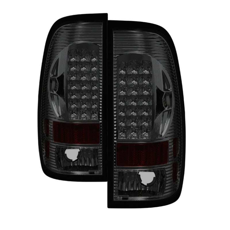 Xtune Ford F150 Styleside 97-03 / F250/350/450/550 99-07 LED Tail Lights Smoke ALT-ON-FF15097-LED-SM - 5012968