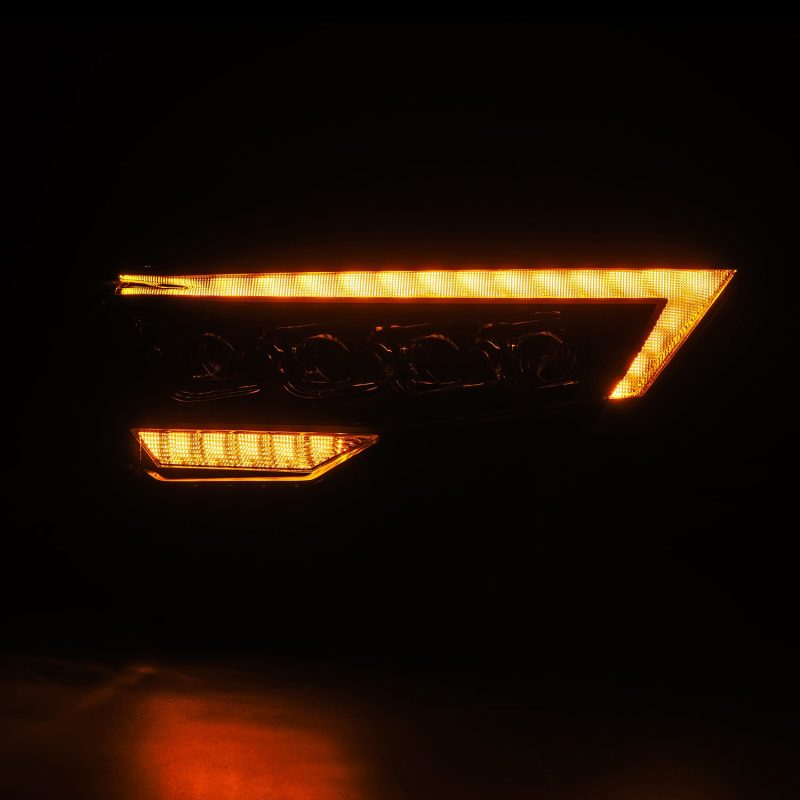 AlphaRex 14-22 Toyota 4Runner (2021 Req. Conv) NOVA LED Proj HL Blk w/Actv Light &amp; Seq. Sig + SB DRL