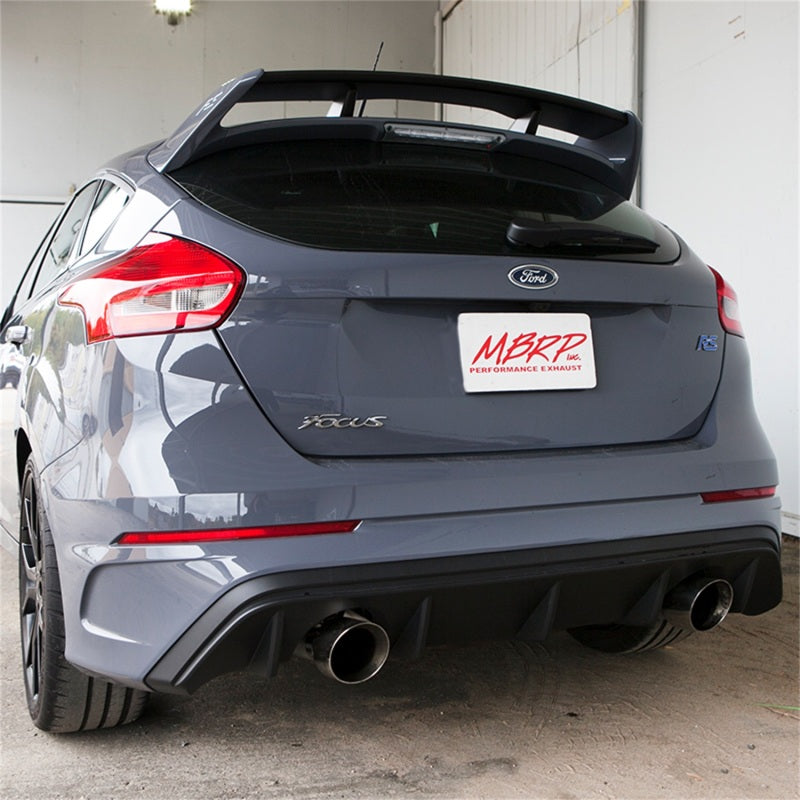 MBRP 2016+ Ford Focus RS 3in Aluminized Dual Outlet Cat-Back Exhaust