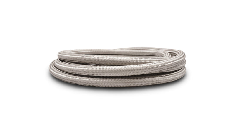 Vibrant -10 AN SS Braided Flex Hose (2 foot roll) - 11910