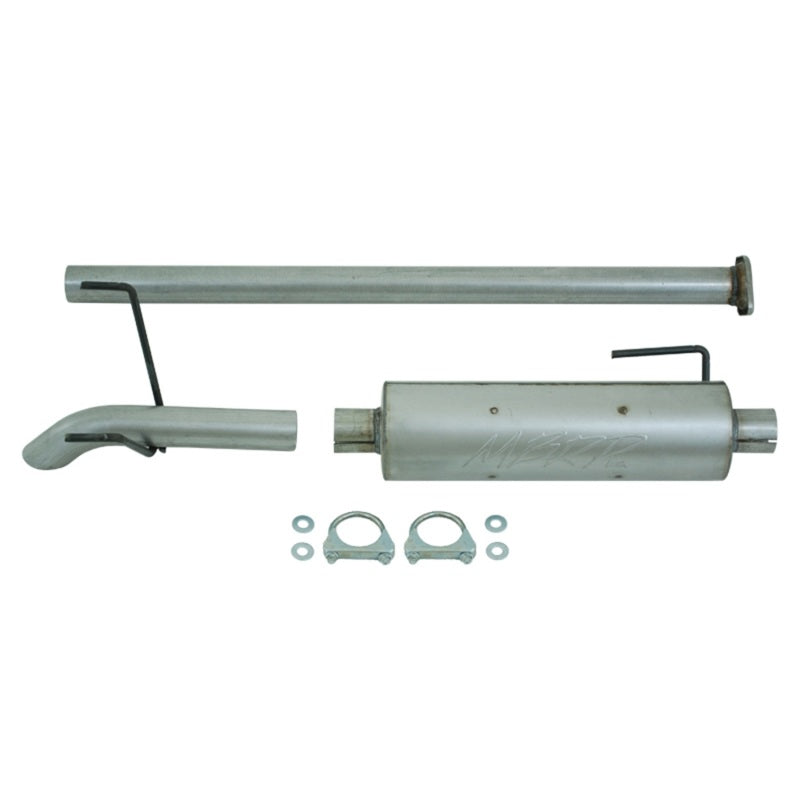 MBRP 05-11 Toyota Tacoma 4.0L EC/CC-SB Cat Back Turn Down Single Side Alum Exhaust - S5322AL