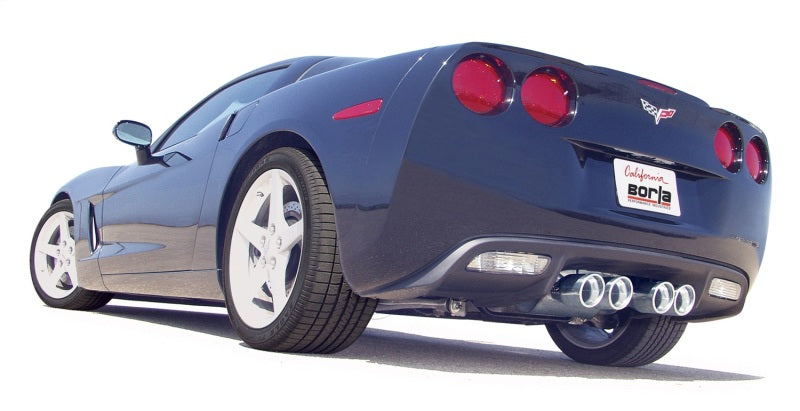 Borla 05-08 Chevrolet Corvette Coupe/Conv 6.0L/6.2L 8cyl Aggressive ATAK Exhaust (rear section only) - 11816