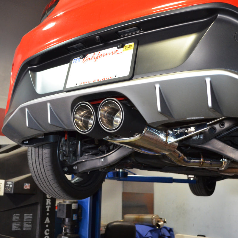 Injen 19-21 Hyundai Veloster L4 1.6L Turbo Performance Stainless Steel Axle Back Exhaust System - SES1342AB