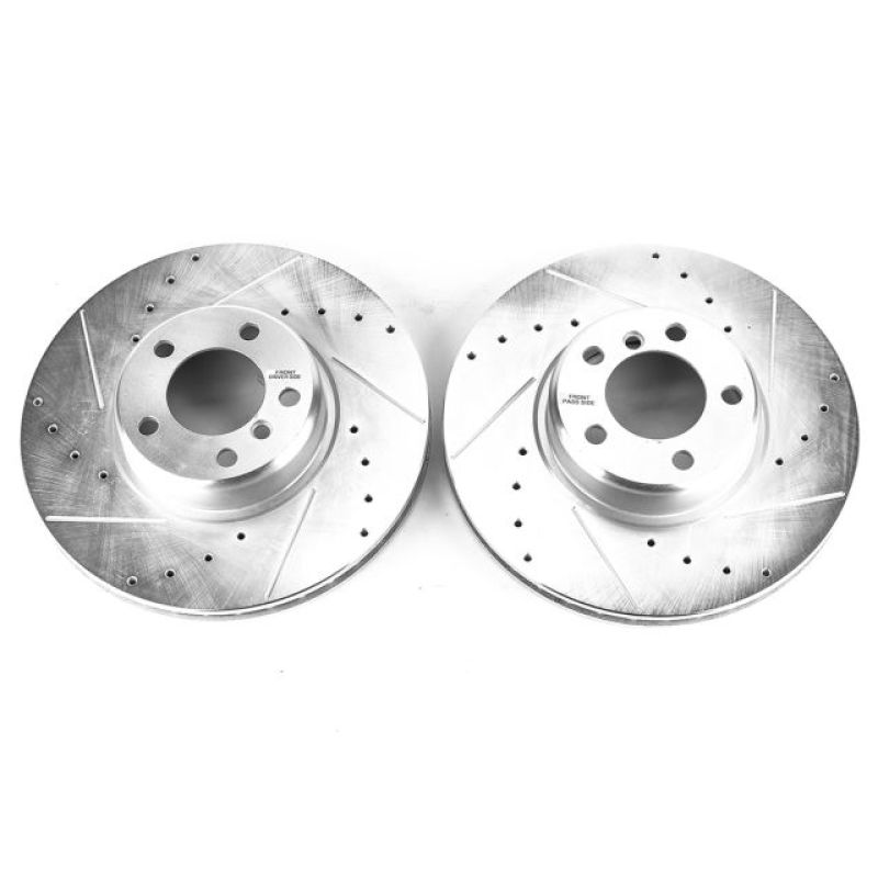 Power Stop 14-16 BMW 228i Front Evolution Drilled &amp; Slotted Rotors - Pair