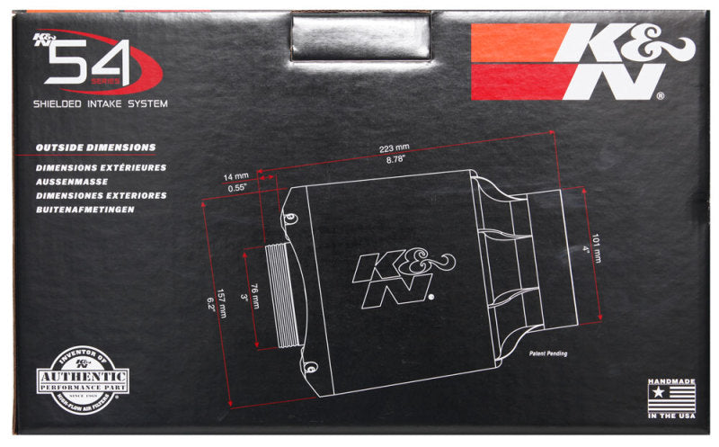 K&N Orion Universal Air Cleaner Assembly - 54-5000