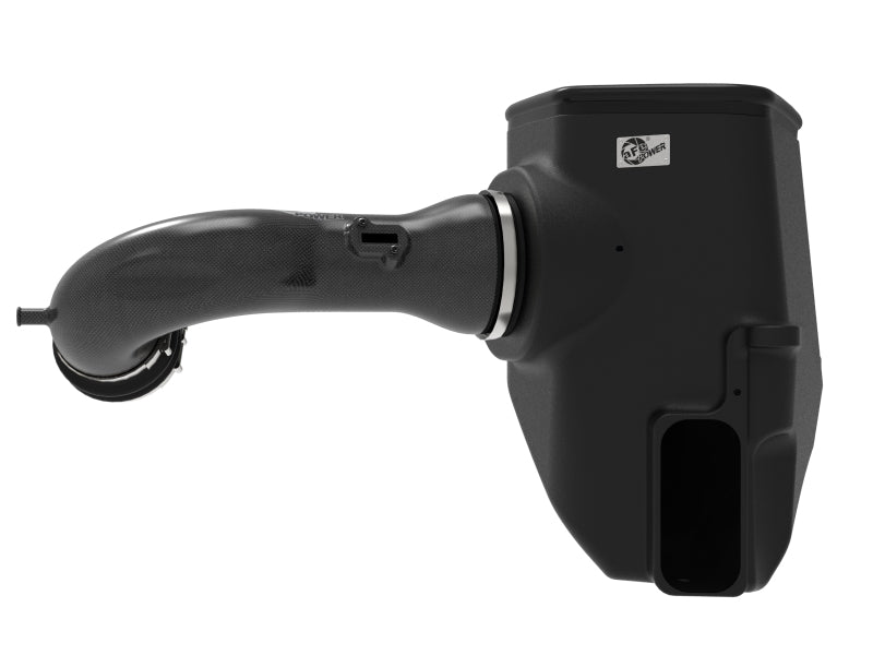 aFe 19-20 GM Trucks 5.3L/6.2L Track Series Carbon Fiber Cold Air Intake System With Pro 5R Filters - 57-10015R