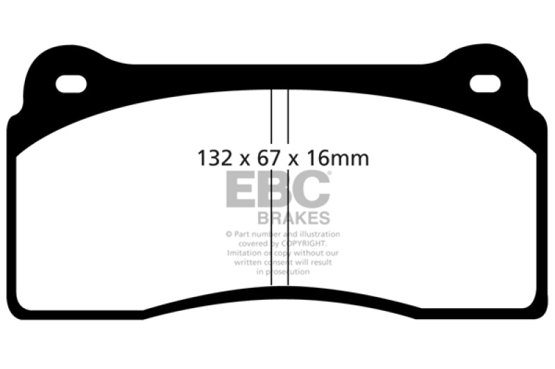 EBC Tesla Model 3/Y Yellowstuff Rear Brake Pads DP41110R