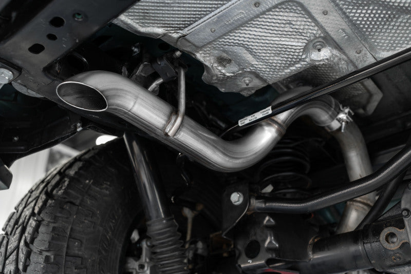 MBRP 2.5in Axle Back Muffler Bypass Pipe 18-20 Jeep Wrangler JL 2DR/4DR 3.6L T409 - S5527409