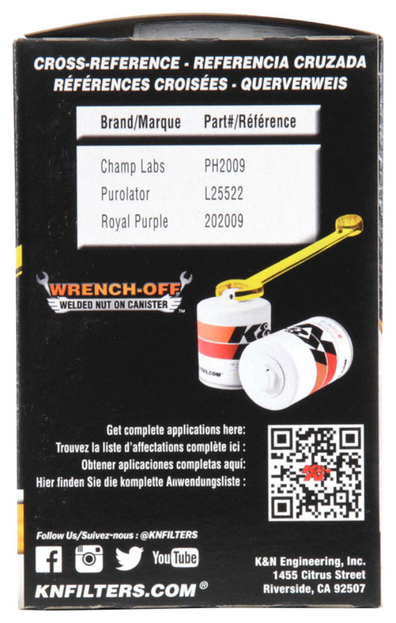 K&amp;N Oil Filter OIL FILTER; AUTOMOTIVE - HP-1014