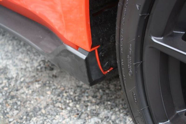 JLT 15-20 Ford Mustang Shelby GT350 Rock Blockers (Pair) - JLT-RB for 2015-2020 Ford Mustang - front view