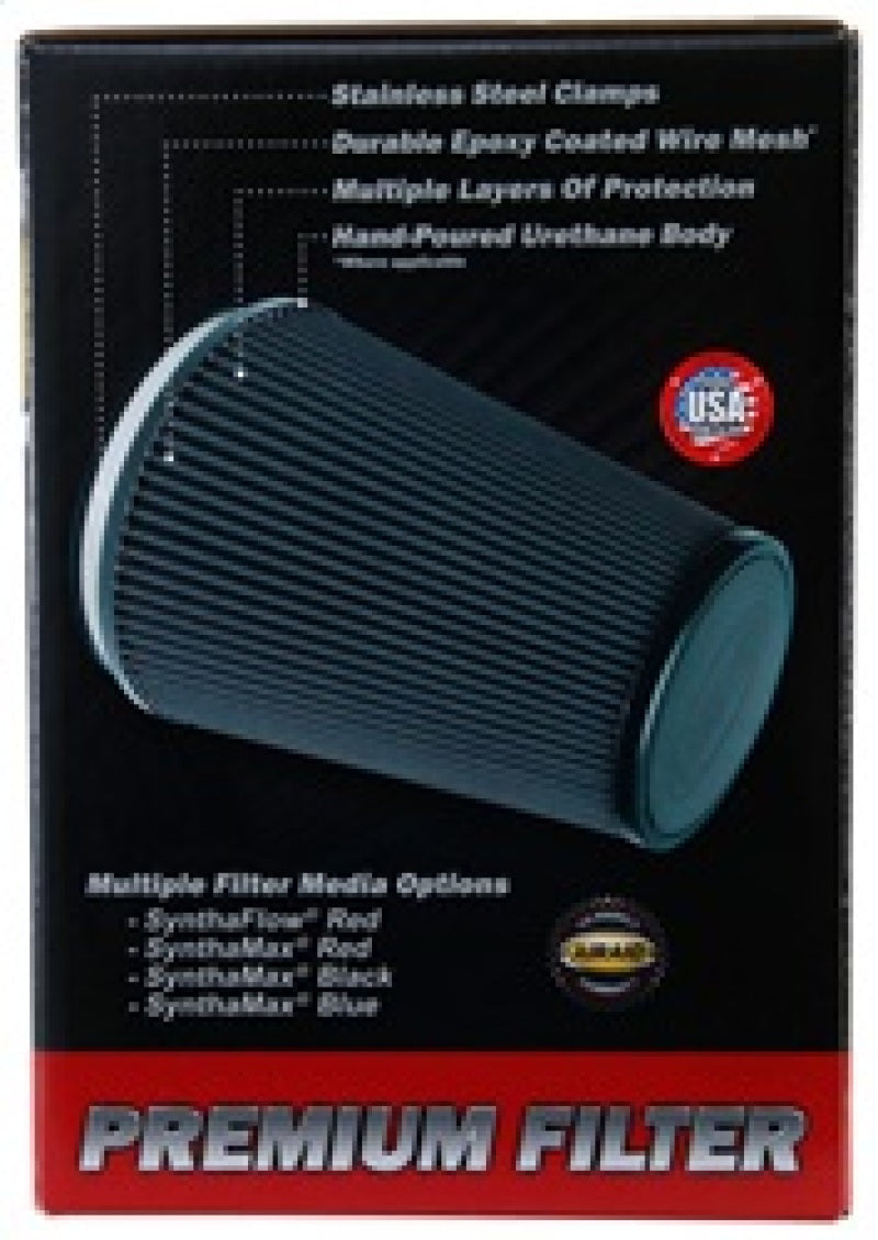 Airaid Universal Air Filter - Cone 4 x 7 x 4 5/8 x 7 w/ Short Flange - 700-458 by Airaid - front view