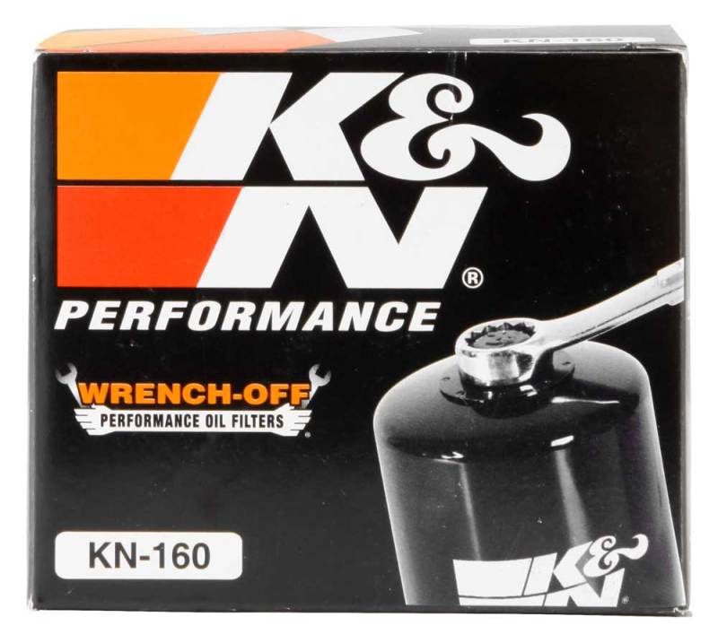 K&N Oil Filter for 2005-2014 BMW K1200 GT/R/RS/S/ K1300 GT/R/S/ R1200 GS/R/RT S1000RR - KN-160