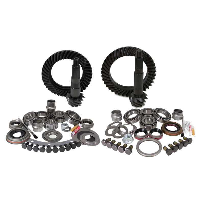 Yukon Gear &amp; Install Kit Package Jeep TJ w/ Dana 30 Front &amp; Dana 44 Rear - 4.56in Ratio - YGK007