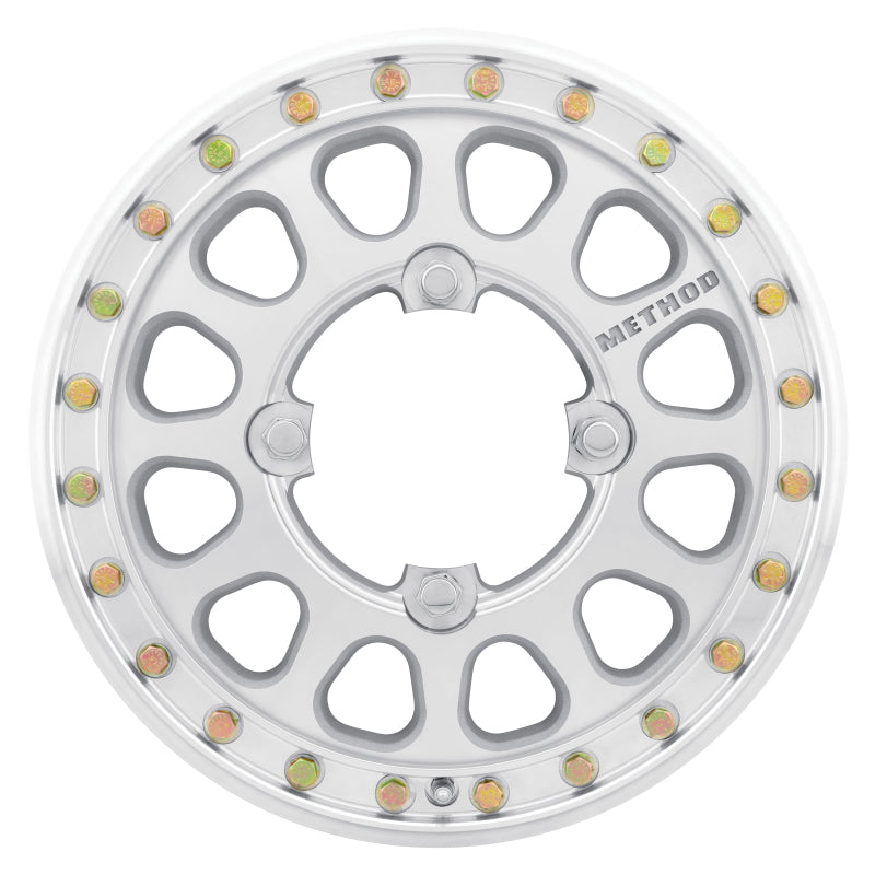 Method MR401-R UTV Beadlock 15x5 / 5+0/43mm Offset / 4x156 / 127mm CB Machined - Raw Wheel - MR40155046346B2