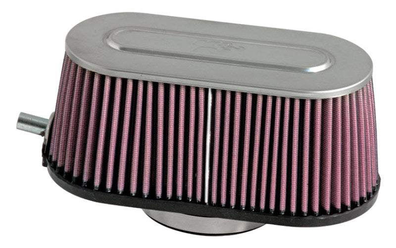 K&amp;N Marine 3.75in Flange ID x 3.75in Top OD/4.5in Base OD x 4in H Round Tapered Flame Arrestor - 59-5006