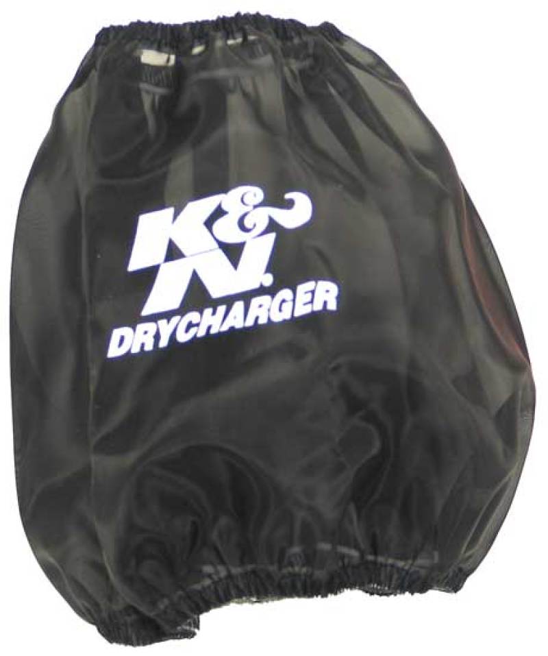 K&amp;N Round Tapered Air Filter Wrap Black 7.5in Base ID / 4.5in Top ID / 6in Height - RF-1048DK