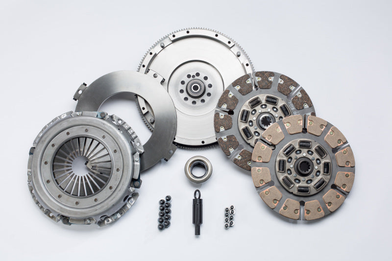 South Bend Clutch 94-98 Ford 7.3 Powerstroke ZF-5 Street Dual Disc Organic Clutch Kit - SFDD3250-5-ORG