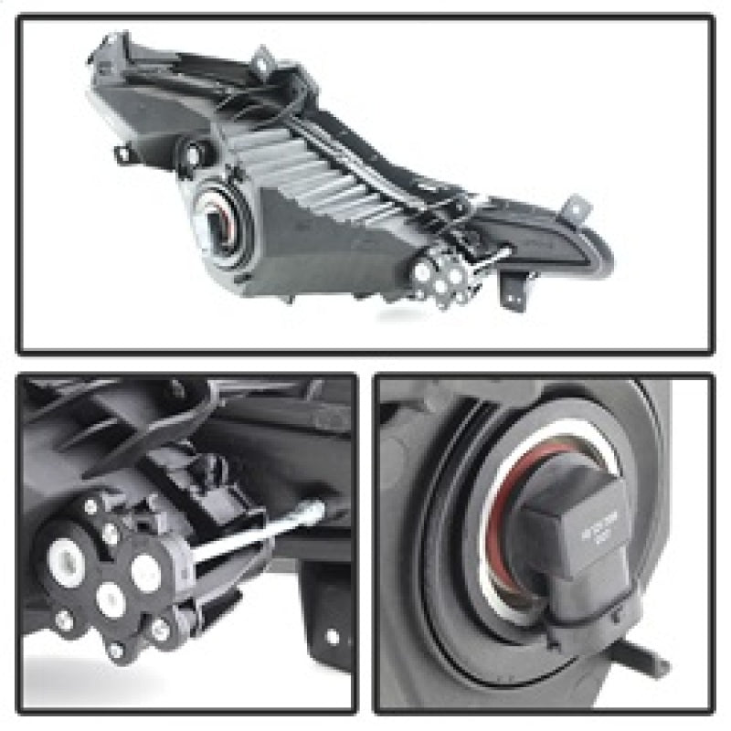 Spyder Hyundai Elantra 2014+ OEM Style Fog Lights W/Switch Clear FL-HYE2014-C - 5080462
