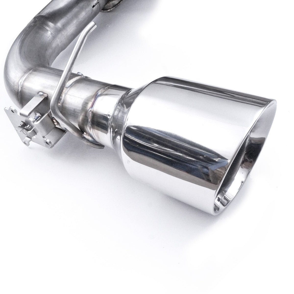 Stainless Works  Ford Focus RS 3in Catback Vintage Round Muffler 5in Tips