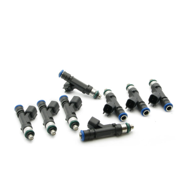 DeatschWerks LS1/LS6 Series / 85-04 4.6L & 5.0L V8 Mustang 39lb Injectors - 18U-01-0039-8 for 1985-2004 Ford Mustang - front 