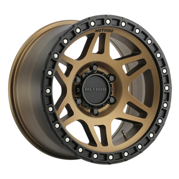 Method MR312 17x8.5 0mm Offset 6x120 67mm CB Method Bronze/Black Street Loc Wheel - MR31278562900 by Method Wheels - front vi