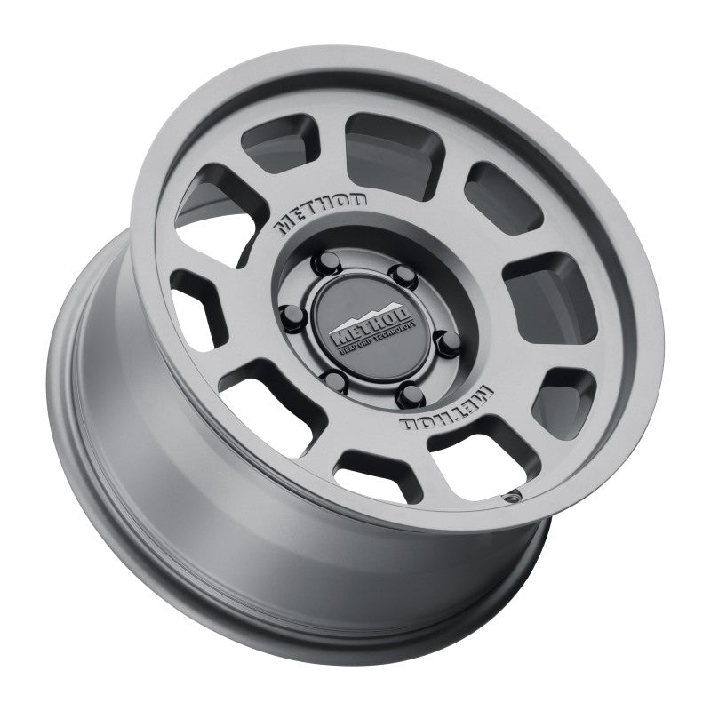 Method MR705 17x8.5 0mm Offset 6x5.5 106.25mm CB Titanium Wheel - MR70578560800