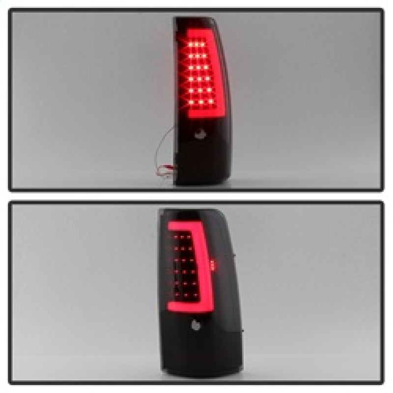 xTune Chevy Silverado 1500/2500/3500 99-02 Version 3 Tail Lights Black Smoke ALT-ON-CS99V3-LBLED-BSM - 9038778