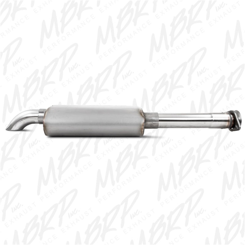 MBRP 00-06 Jeep Wrangler (TJ) Inline-4 2.5L Inline-6 4.0L Cat Back Single Off-Road Turn Down T409 Ex - S5522409