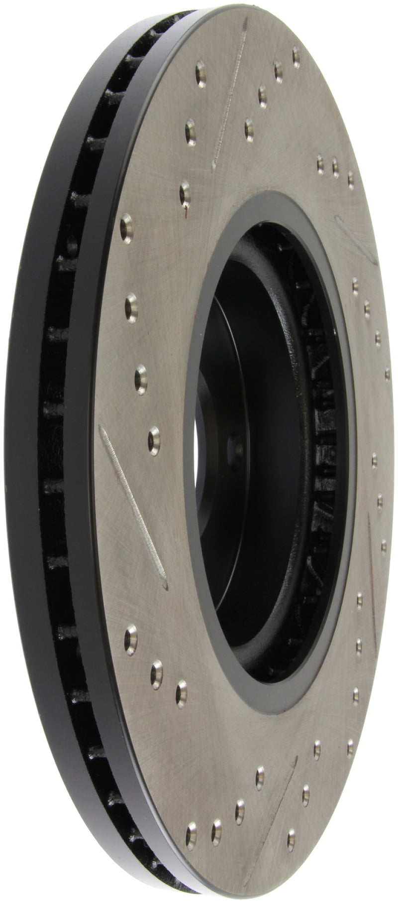 StopTech 06-07 350Z / 05-07 G35 exp Sport/ 06-07 G35X SportStop Slotted &amp; Drilled Front Left Rotor