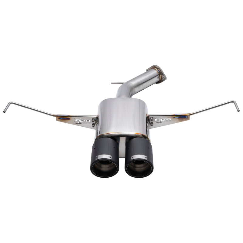 Injen 19-21 Hyundai Veloster L4 1.6L Turbo Performance Stainless Steel Axle Back Exhaust System - SES1342AB