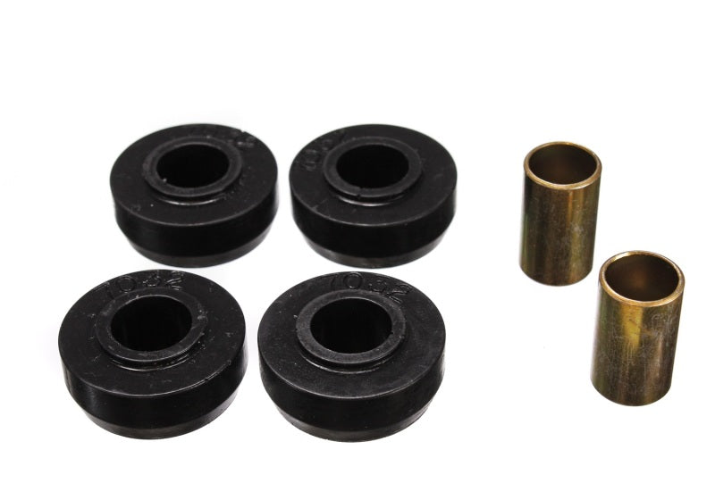 Energy Suspension 62-67 Chevy Nova Black Front Strut Rod Bushing Set - 3.7105G for 1962-1967 Chevrolet Chevy II - angle view
