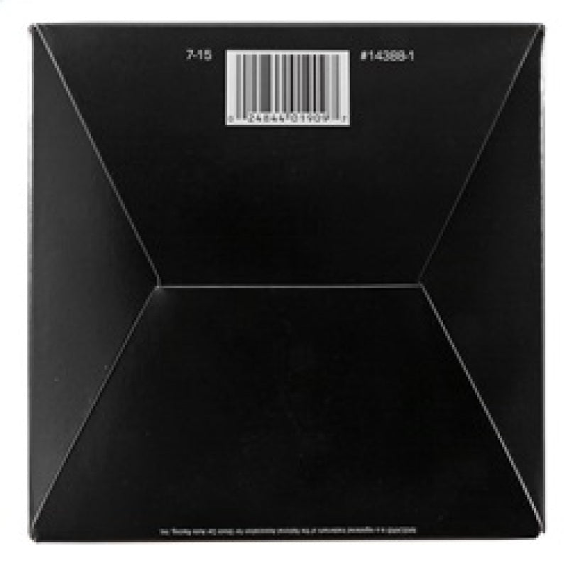 K&amp;N Universal Rubber Filter - Round Tapered 6in Base OD x 3in Flange ID x 6in H - RE-0930