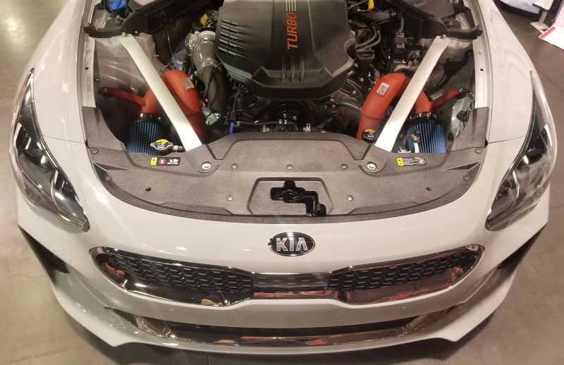Injen 18-20 Kia Stinger 3.3L Twin Turbo Wrinkle Black Short Ram Air Intake - SP1350WB